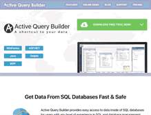 Tablet Screenshot of activequerybuilder.com